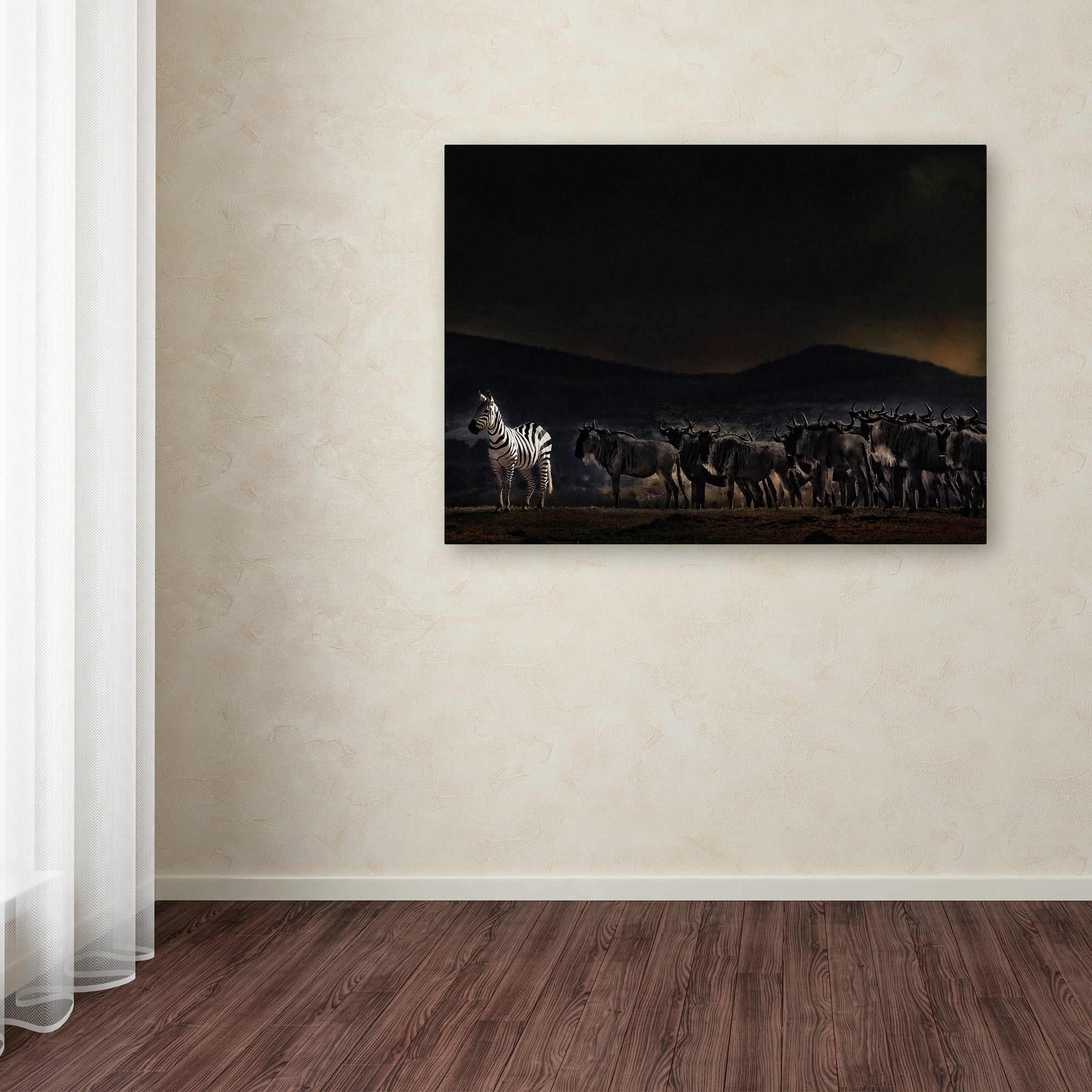 Piet Flour 'An Evening In Kenya' Canvas Art