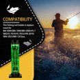 thumbnail image 4 of Fishing Box Rod Holder External Adjustable Pole Storage Stand Inserting Device Inserting Device Rack Standing Bracket Carrying Upgrade Green, 4 of 7