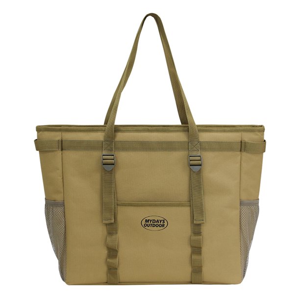 FLhrweasw Bolsas Almuerzo Oxford Térmica Portátil Accesorios para Exteriores (caqui)