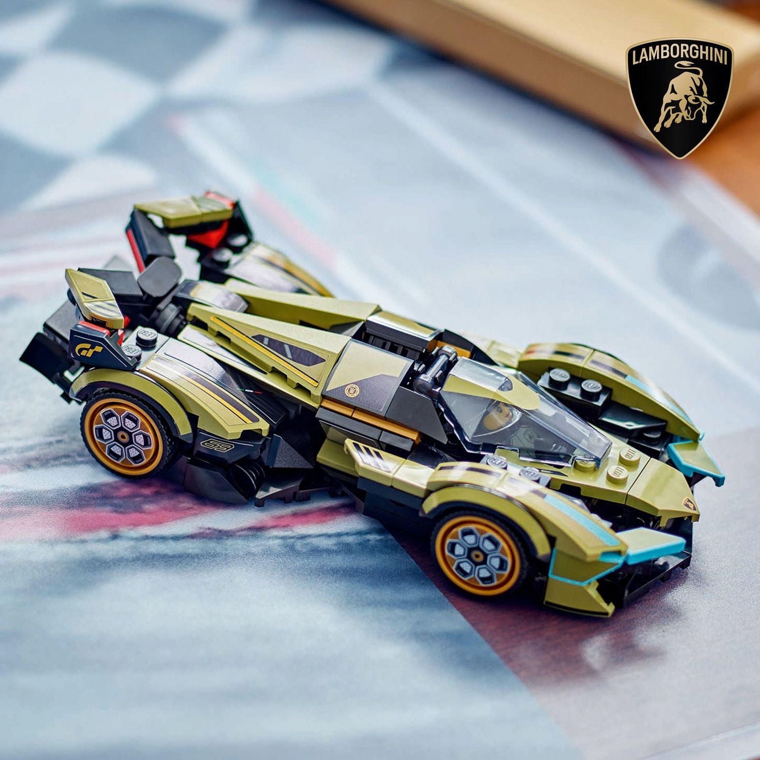 LEGO Speed Champions La supervoiture Lamborghini Lambo V12 Vision GT 76923 Ensemble de construction (230 pièces) Comprend 230 pièces, 10+ ans
