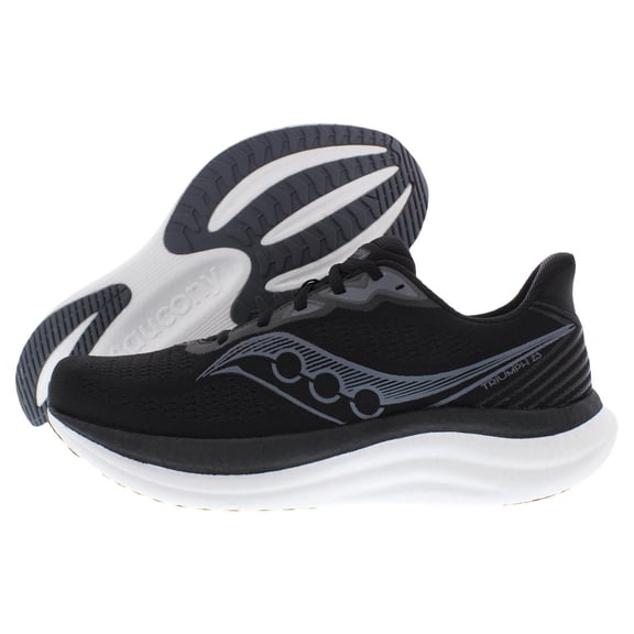 Saucony Triumph 23 - Men's, Black/White, 10.5