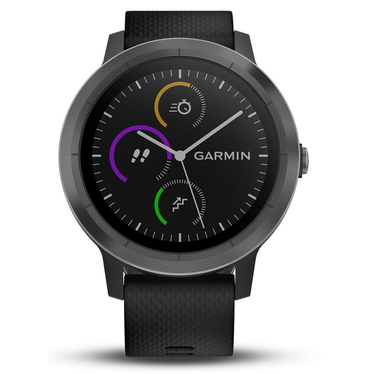 Garmin 010 01769 11 Vivoactive 3 GPS Fitness Smartwatch Black