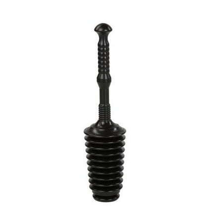 Master Plunger MP500-3 Heavy Duty All Purpose Plunger, Laundry Tubs, Bath Tubs, Kitchen Sinks, Garbage Disposal, Toilets Commercial & Residential Use. Equipped with Air Release Valve, Black