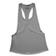 thumbnail image 3 of Camisola para mujer Camisetas sin mangas Chaleco deportivo para mujer, camiseta sin mangas para gimnasio, entrenamiento deportivo, informal, personalizado (Grey, M), 3 of 6