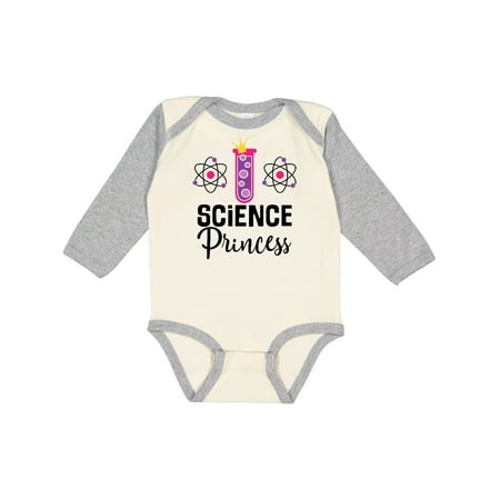 

Inktastic Science Princess Girls Scientist Gift Baby Girl Long Sleeve Bodysuit
