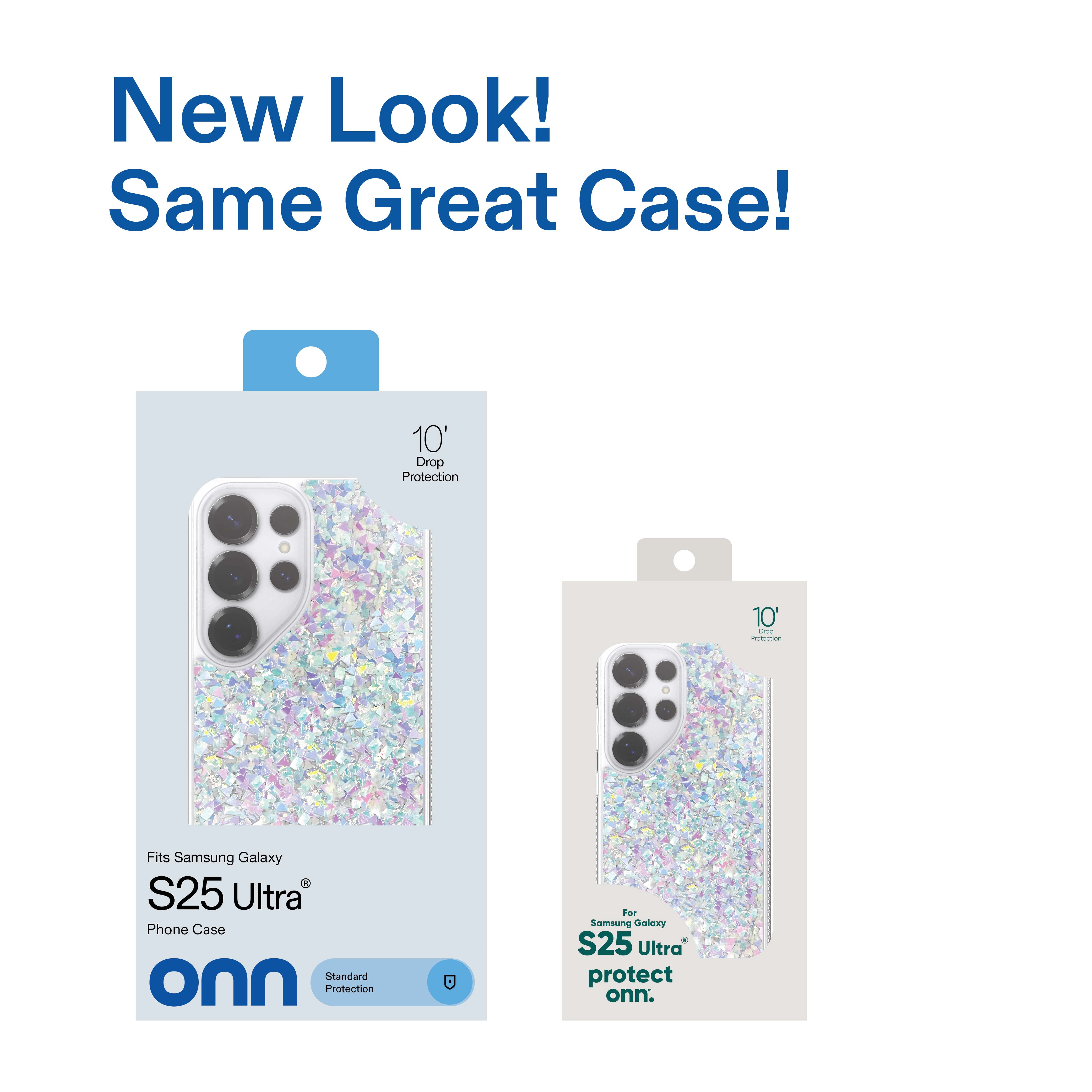 onn Phone Case for Samsung Galaxy S25 Ultra - Iridescent Glitter Fleck