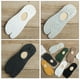 thumbnail image 4 of 4 pares sin calcetines antideslizantes antideslizantes unisex deportes calcetines de tobillo de corte de dos dedos, 4 of 5