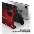 thumbnail image 6 of Ringke Dual-X Case Compatible with iPhone XR, Double Layer Heavy Duty Defense Armor Cover - Iron Red, 6 of 8