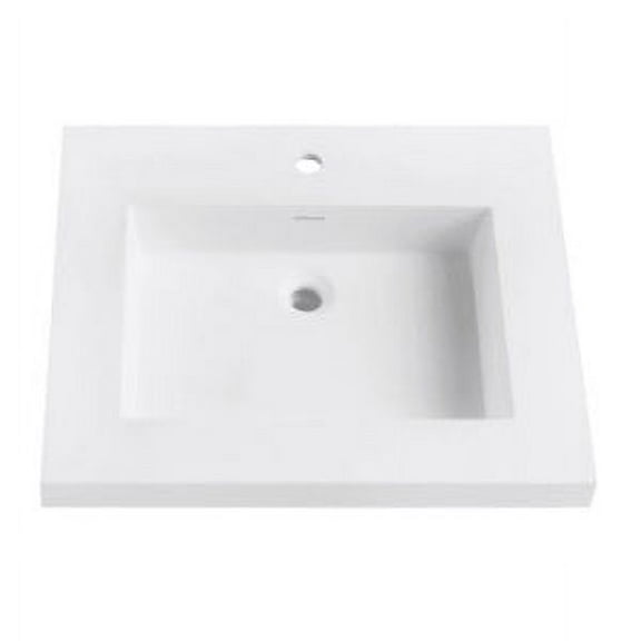 Avanity Vut25 Versastone 25" Acrylic Vanity Top - White