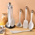 thumbnail image 4 of EDFBUYKRS Zerodeko Silicone Pasta Fork Server Spoon Spaghetti Strainer Pasta Serving Spatula For Dumpling Cooking Tool Kitchen Utensils, 4 of 4