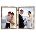 thumbnail image 2 of 5x7 Hinged Double Cast Metal Picture Frames, Gold Rope Design, 2 of 4