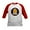 Red/White, variant on CafePress - Candy Taster Halloween Baseball Jersey - Kids Cotton Baseball Jersey, 3/4 Sleeve Shirt