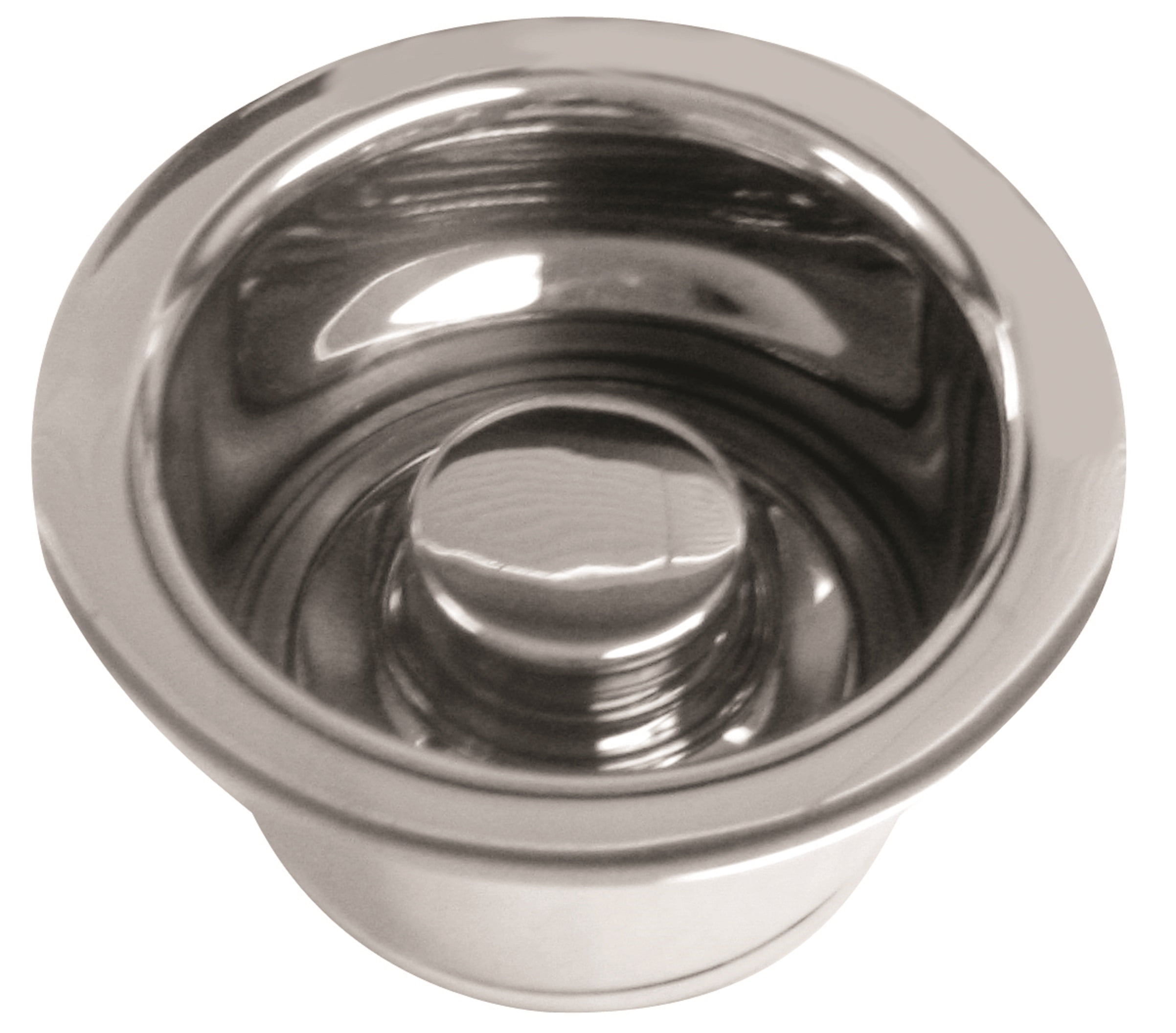 Westbrass InSinkErator Style Brass Disposal Stopper for Garbage Disposal Polished Nickel D209-05 
