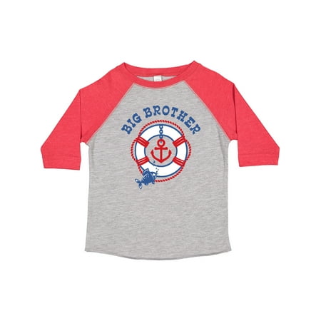 

Inktastic Nautical Big Brother Gift Toddler Boy Girl T-Shirt