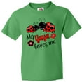 thumbnail image 3 of Inktastic My Yaya Loves Me with Cute Ladybugs Youth T-Shirt, 3 of 5