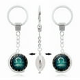thumbnail image 4 of SPRING PARK 12 Zodiac Keychain Fashion Double Side Cabochon Glass Ball Key Ring, 4 of 8
