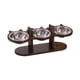 thumbnail image 2 of Tazón para Gatos comedero portátil para mascotas soporte de madera plato antideslizante material resistente adecuado para alimentación de, 2 of 8