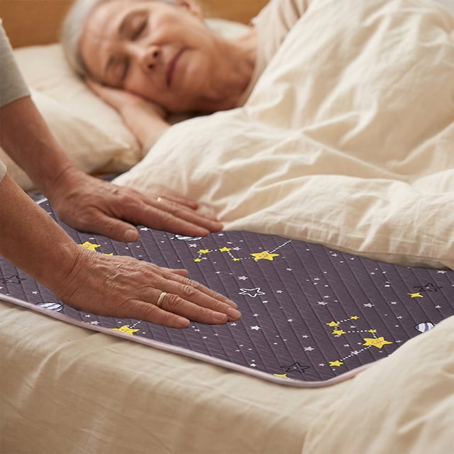 Alèse Imperméable Lavable pour Incontinence pour Aînés et Adultes / Protection Antidérapante pour Lit pour Femmes Enceintes et Mamans Fraîches / Alèse Réutilisable Anti-Fuite pour Lit, Chaise / Alèse de Soins pour Post-Partum