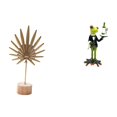 thumbnail image 1 of Escultura nórdica abstracta de hoja de metal y estatua creativa de rana camarera, figura de animal, adorno para mesa, chimenea, estante, fiesta, decor, 1 of 8