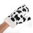 thumbnail image 5 of 1 par de guantes gruesos de invierno, guantes cálidos y cómodos, guantes adorables para vacas, 5 of 5