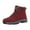 Red, variant on Oyedens Winter Snow Boots for Women Men Waterproof Non Slip Plush Lined Warm Work Combat Boots