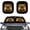 Bee Sunflower Black, variant on XYZCANDO Retro Floral Print Car Windshield Sunshade Foldable Universal Fit UV Reflective Car Windshield Sun Shade for Trucks SUV Cars