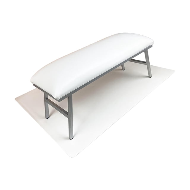 Reposabrazos para uñas, almohadilla para reposabrazos, Kits de manicura, almohada para manicura portátil de fácil limpieza, reposabrazos para regalos, Conjunto blanco