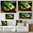 thumbnail image 4 of Designart "Kitchen Fantasy with Fennel Herbs V" Floral Framed Wall Art Decor - Traditional Green Herbs Entryway Framed Wall Art, 4 of 6