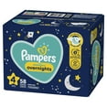 Pampers Swaddlers Overnights Diapers, Size 4, 58 Ct