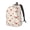 Medium, variant on Flat Mushrooms Pattern Durable Canvas Backpack for Men & Women – Stylish & Lightweight – Adjustable Straps, Multiple Pockets – Fits 15-17 Inch LaptopsSmall