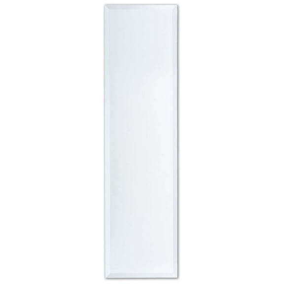 Better Bevel 12" x " Frameless Full-Length Rectangle Mirror | 1" Beveled Edge | Wall Mirror