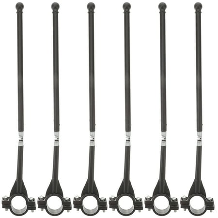 

6 Pcs Bike Handlebar Flagpole Cycling Handlebar Flagpole Plastic Flagpole