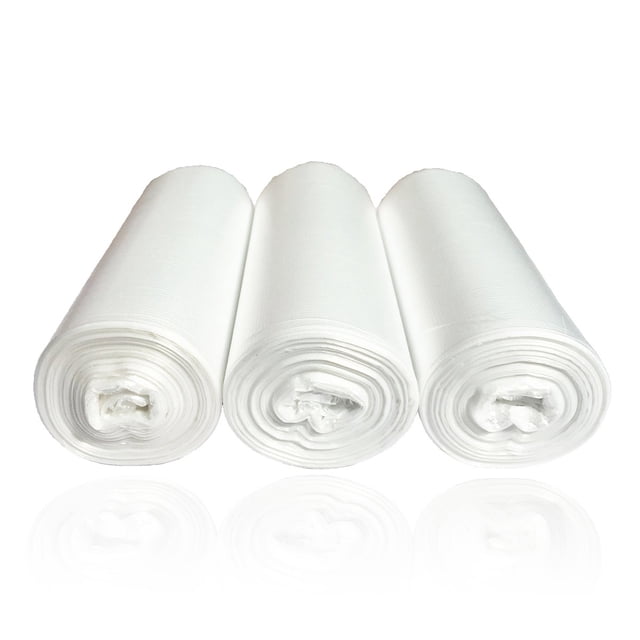 Bolsas de basura SOSOHOME, 2 galones (7.5 L), transparentes, 150 unidades/3 rollos