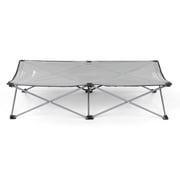 Regalo Extra Long My Cot Portable Toddler Bed, Folding Travel Cot for Kids, Gray