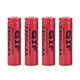 thumbnail image 2 of Batería 14500 4 piezas de 2500 mAh cada batería de iones de litio 14500 batería recargable 14500 de gran salida tamaño pequeño y peso ligero, 2 of 8