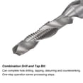 thumbnail image 3 of Uxcell M5 x 0.8 Uncoated High Speed Steel 4341 Combination Drill Tap Bit, 3 of 6