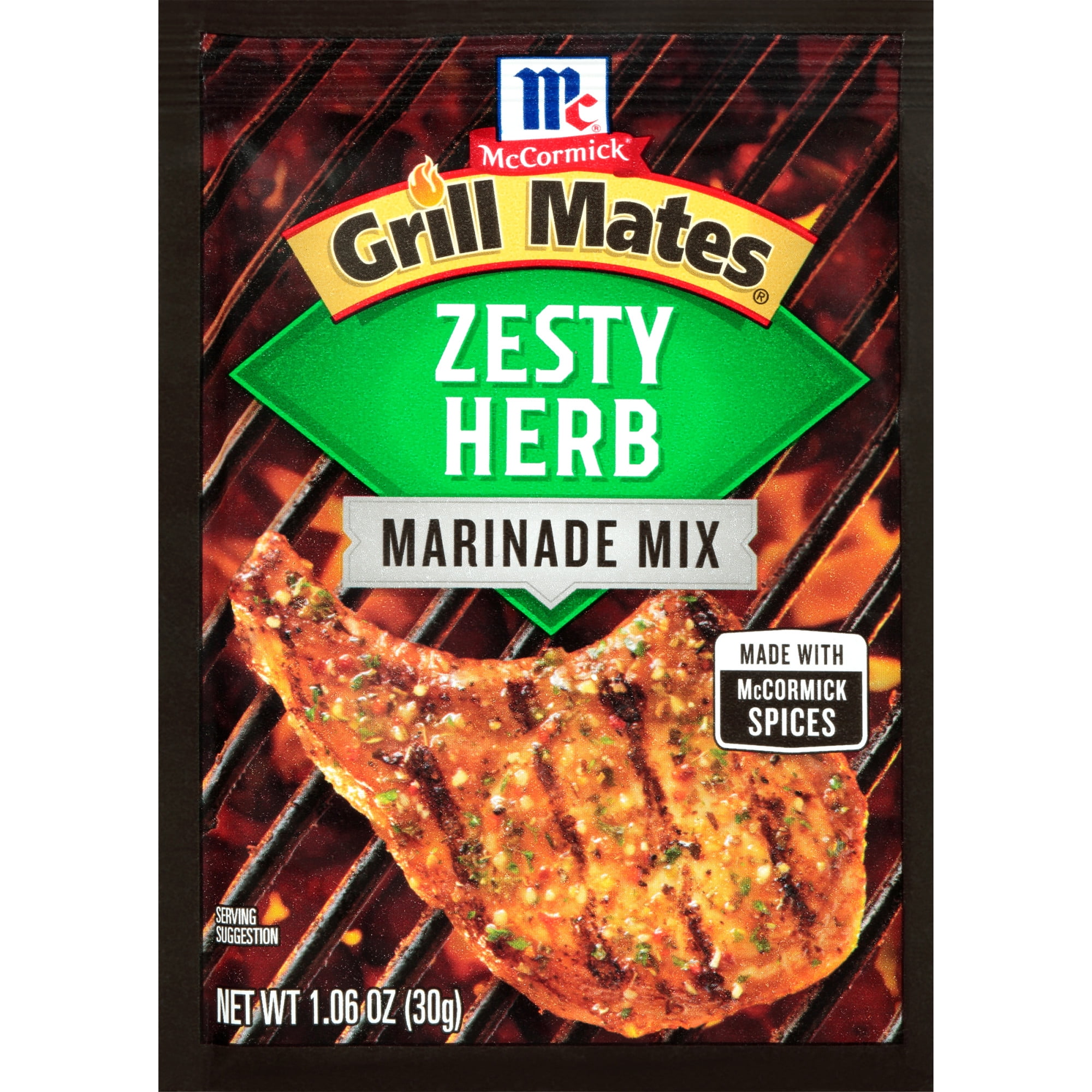 McCormick Grill Mates Zesty Herb Marinade, 1.06 oz