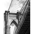 thumbnail image 2 of Maier, Phil 26x32 Black Ornate Wood Framed with Double Matting Museum Art Print Titled - Under the Brooklyn Bridge, 2 of 4