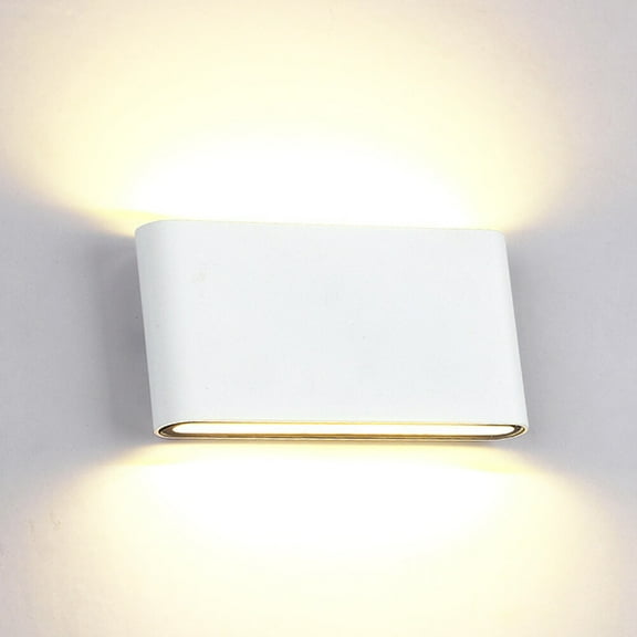 LOLIPPYY 1Set Indoor Wall Sconce in White Color for Bedroom and Stairs 7.1x3.5x1.2in