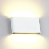 LOLIPPYY 1Set Indoor Wall Sconce in White Color for Bedroom and Stairs 7.1x3.5x1.2in