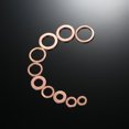 thumbnail image 3 of 200-Piece M5-M14 Copper Washer Gasket Set Flat Ring Seal Combination Kit with Box 9 Sizes Suitable for Hardware Accessories, 3 of 8