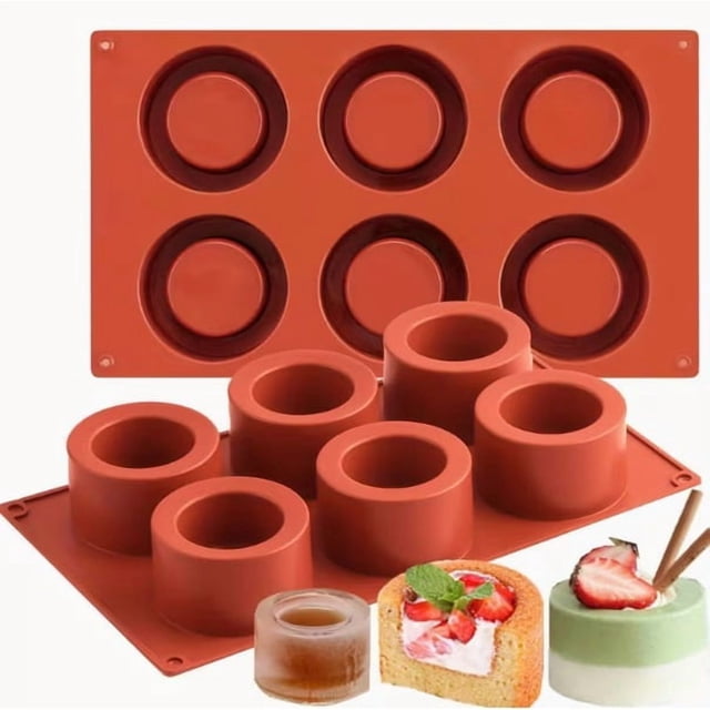Molde de silicona de grado alimenticio: molde for hornear antiadherente multiusos for pudines, pasteles, jabones, velas y pan