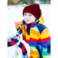 thumbnail image 5 of 3 Holes Ski Mask Full Face Cover Outdoor Balaclava Winter Knitted Neck Gaiter for Halloween Sports Cycling, 5 of 13
