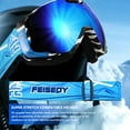 thumbnail image 6 of FEISEDY Ski Goggles, OTG Snow Sport Goggles for Adult Youth, Anti-Fog UV400 Protection Bendable Dual-Lenses B2961, 6 of 14