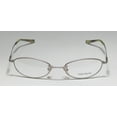 thumbnail image 3 of NEW VERA WANG V01 WOMENS/LADIES OVAL FULL-RIM SILVER CLASSIC SHAPE HIP MADE IN ITALY FRAME DEMO LENSES 49-17-135 EYEGLASSES/GLASSES, 3 of 9