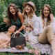 thumbnail image 4 of Bolsa de almuerzo aislada TANGJMXG Bolsa de mano negras para mujeres lonchera de tela organizador de almuerzo caja para hombres mujeres, 4 of 4