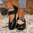 thumbnail image 4 of Black Women'S Loafers With Closed Toe And Flat Soft Sole For Everyday Relaxation, 4 of 9