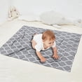 thumbnail image 2 of Gray Geometric Quatrefoil Pattern Blanket,Comfortable Soft Flannel Throw Blanket,All Season,Warm Lightweight Blankets for Sofa Bed Couch Living Room Chair,30"x40", 2 of 4
