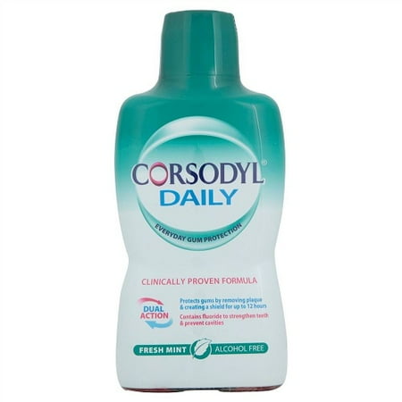 Corsodyl Mouthwash Daily Defence Fresh Mint 500ml