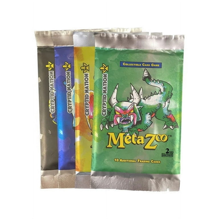 MetaZoo Trading Card Game Cryptid Nation Base Set BLISTER Pack (2nd Edition) - Walmart.com MetaZoo Trading Card Game Cryptid Nation Base Set BLISTER Pack (2nd Edition) - Walmart.com